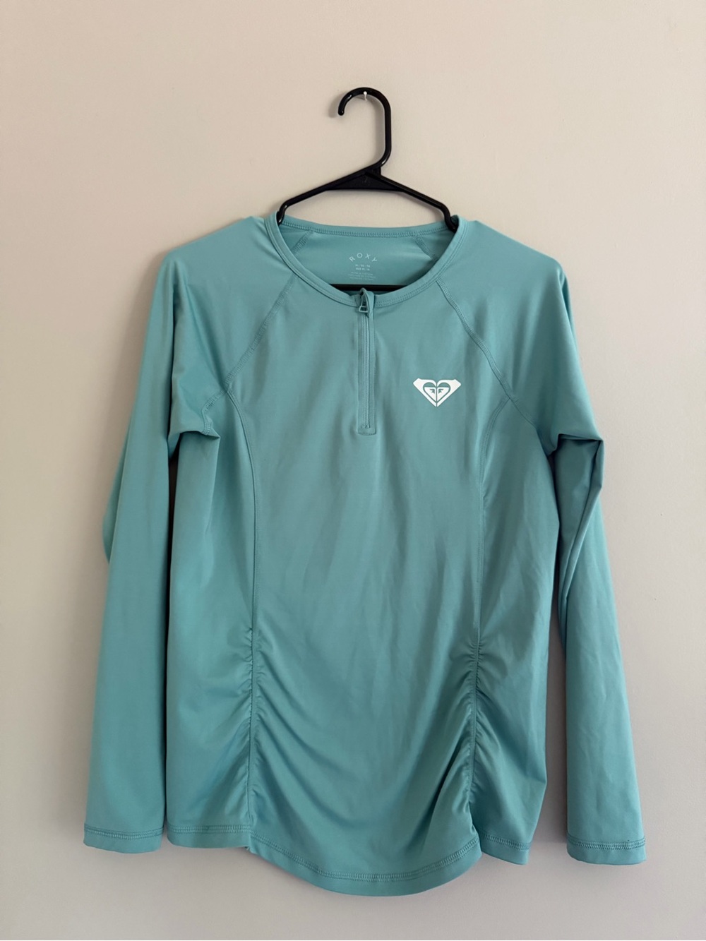 Roxy Seafoam Green Long Sleeve Swim Top